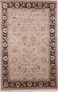 Jaipur Beige Hand Knotted 6'0" X 9'2"  Area Rug 905-112493