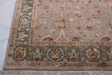 Jaipur Brown Hand Knotted 60 X 92 Area Rug 905-112496 Image 1