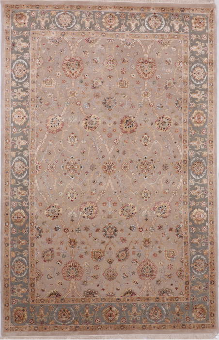 Jaipur Brown Hand Knotted 60 X 92 Area Rug 905-112496 Image 0