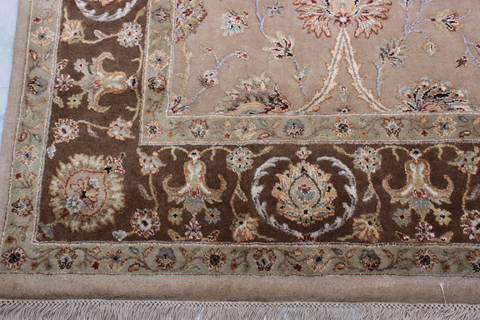 Jaipur Brown Hand Knotted 60 X 92 Area Rug 905-112497 Image 1