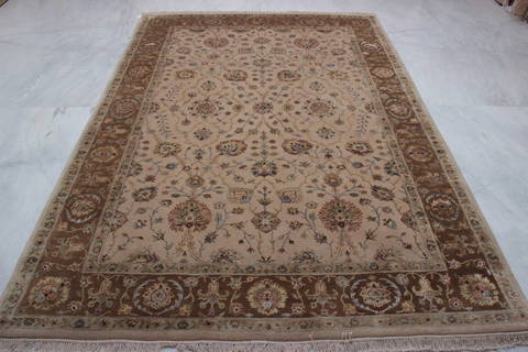 Jaipur Brown Hand Knotted 60 X 92 Area Rug 905-112497 Image 2