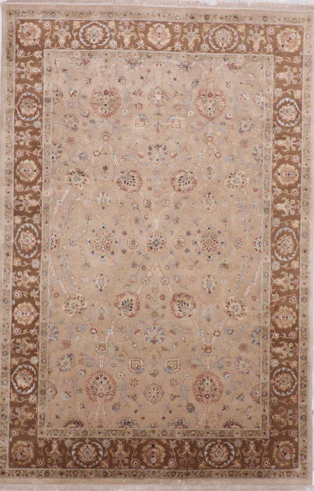 Jaipur Brown Hand Knotted 60 X 92 Area Rug 905-112497 Image 0