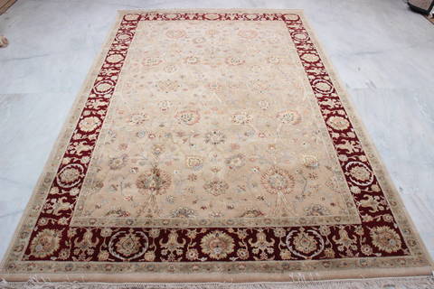 Jaipur Beige Hand Knotted 60 X 92 Area Rug 905-112502 Image 4