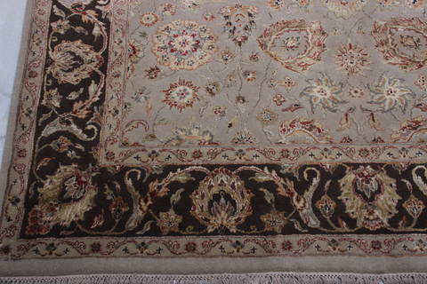 Jaipur Beige Hand Knotted 61 X 92 Area Rug 905-112505 Image 1