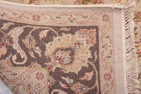 Jaipur Beige Hand Knotted 61 X 92 Area Rug 905-112505 Image 3