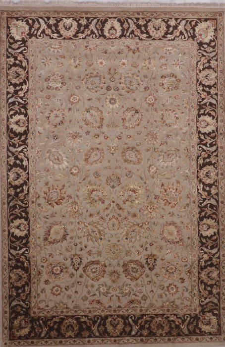 Jaipur Beige Hand Knotted 61 X 92 Area Rug 905-112505 Image 0