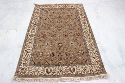Jaipur Brown Hand Knotted 40 X 61 Area Rug 905-112507 Image 2