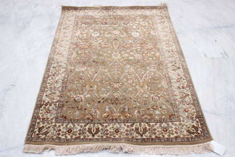 Jaipur Brown Hand Knotted 40 X 61 Area Rug 905-112507 Image 3