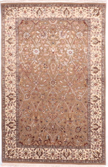 Jaipur Brown Hand Knotted 40 X 61 Area Rug 905-112507 Image 5