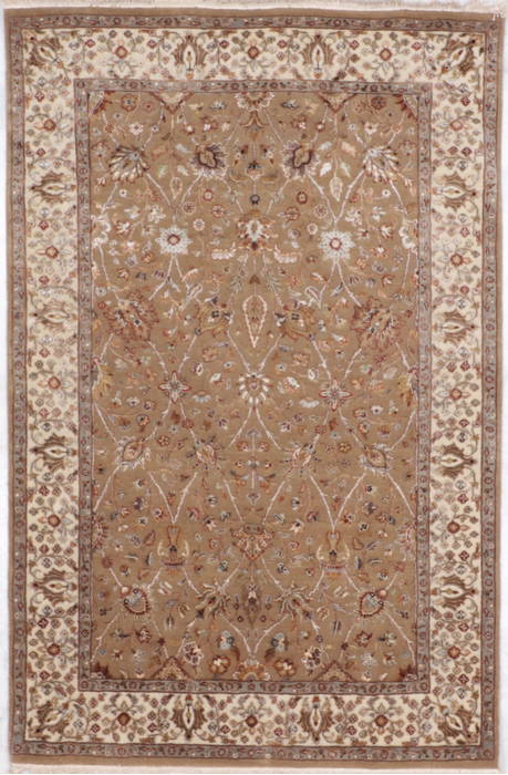 Jaipur Brown Hand Knotted 40 X 61 Area Rug 905-112507 Image 0
