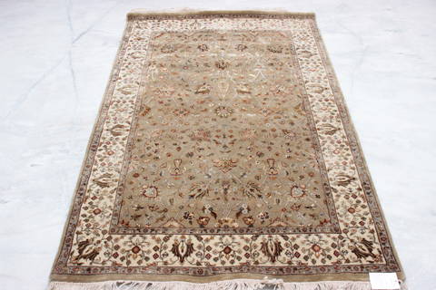 Jaipur Brown Hand Knotted 41 X 61 Area Rug 905-112509 Image 4