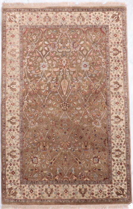 Jaipur Brown Hand Knotted 41 X 61 Area Rug 905-112509 Image 5