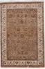 Jaipur Brown Hand Knotted 41 X 61  Area Rug 905-112509 Thumb 0