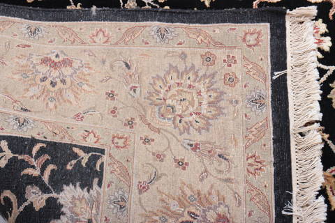 Jaipur Black Hand Knotted 61 X 93 Area Rug 905-112511 Image 3