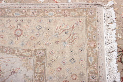 Jaipur Brown Hand Knotted 61 X 90 Area Rug 905-112512 Image 3