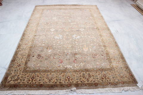 Jaipur Brown Hand Knotted 61 X 90 Area Rug 905-112512 Image 4