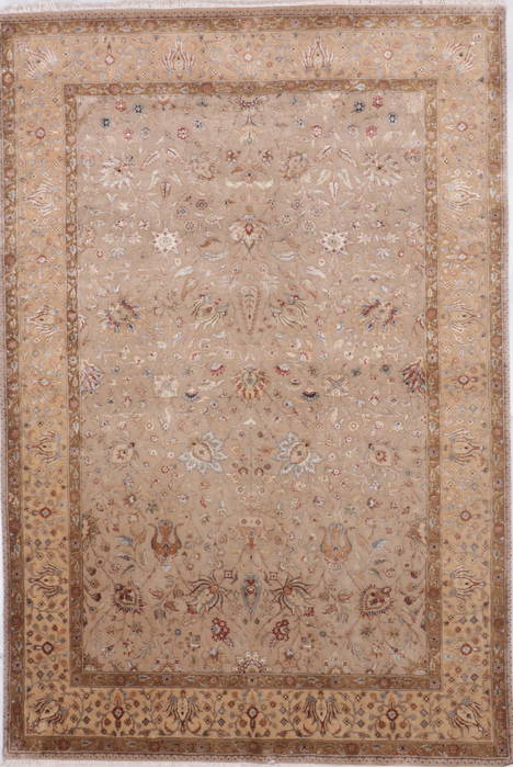 Jaipur Brown Hand Knotted 61 X 90 Area Rug 905-112512 Image 0