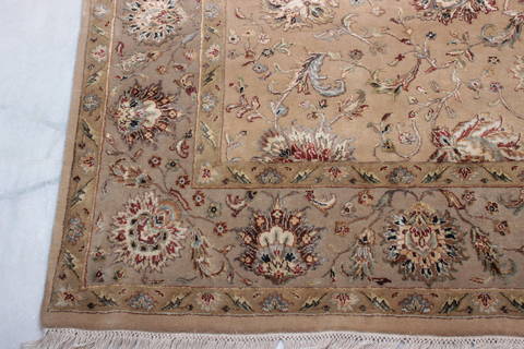 Jaipur Brown Hand Knotted 61 X 90 Area Rug 905-112514 Image 1