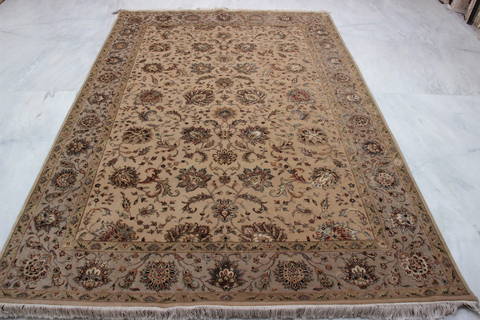 Jaipur Brown Hand Knotted 61 X 90 Area Rug 905-112514 Image 2