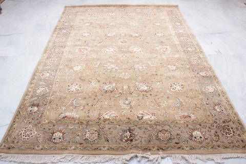 Jaipur Brown Hand Knotted 61 X 90 Area Rug 905-112514 Image 4