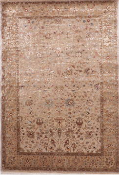 Jaipur Brown Hand Knotted 6'2" X 9'0"  Area Rug 905-112515