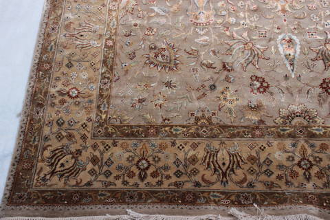 Jaipur Brown Hand Knotted 61 X 93 Area Rug 905-112516 Image 1