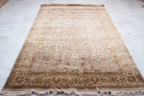Jaipur Brown Hand Knotted 61 X 93 Area Rug 905-112516 Image 4