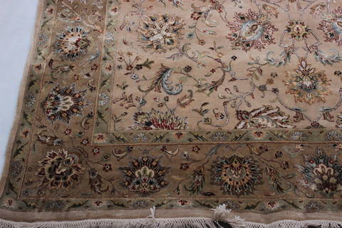 Jaipur Beige Hand Knotted 61 X 92 Area Rug 905-112517 Image 1
