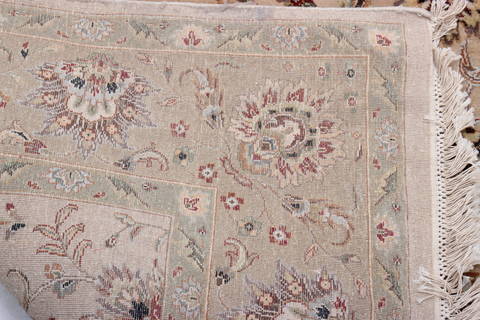 Jaipur Beige Hand Knotted 61 X 92 Area Rug 905-112517 Image 3