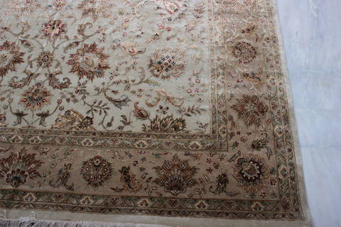 Jaipur White Hand Knotted 711 X 102 Area Rug 905-112518 Image 2