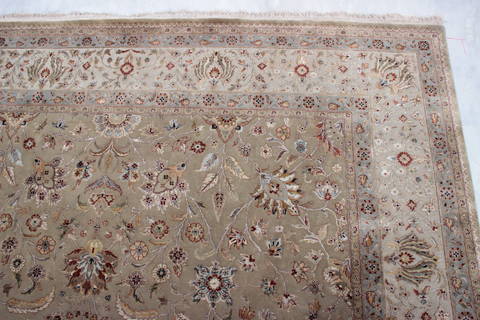 Jaipur Brown Hand Knotted 82 X 102 Area Rug 905-112519 Image 5