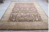 Jaipur Brown Hand Knotted 81 X 101  Area Rug 905-112520 Thumb 6