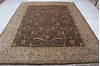 Jaipur Brown Hand Knotted 81 X 101 Area Rug 905-112520 Thumb 7