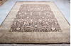 Jaipur Brown Hand Knotted 81 X 101 Area Rug 905-112520 Thumb 9