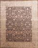 Jaipur Brown Hand Knotted 81 X 101  Area Rug 905-112520 Thumb 0