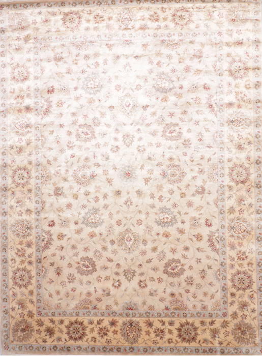 Jaipur White Hand Knotted 811 X 121 Area Rug 905-112523 Image 0
