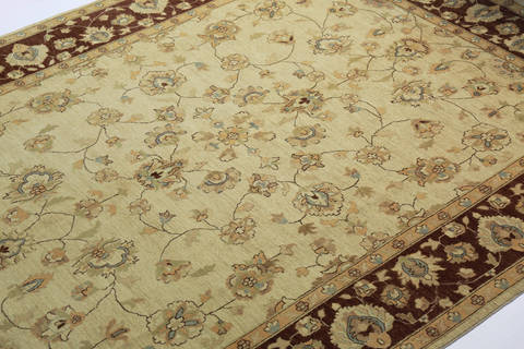 Chobi Beige Hand Knotted 810 X 119 Area Rug 700-112524 Image 2