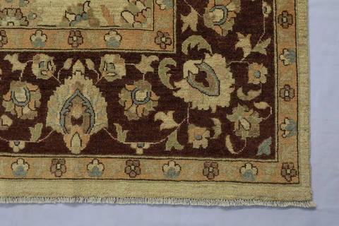 Chobi Beige Hand Knotted 810 X 119 Area Rug 700-112524 Image 4