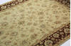 Chobi Beige Hand Knotted 810 X 119  Area Rug 700-112524 Thumb 2