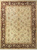 Chobi Beige Hand Knotted 810 X 119  Area Rug 700-112524 Thumb 0