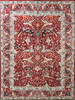 Chobi Red Hand Knotted 810 X 122  Area Rug 700-112526 Thumb 0