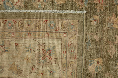Chobi Green Hand Knotted 811 X 120 Area Rug 700-112530 Image 5