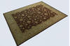 Chobi Brown Hand Knotted 810 X 119  Area Rug 700-112531 Thumb 1