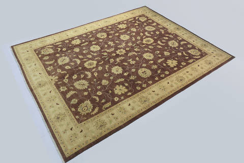 Chobi Brown Hand Knotted 811 X 117 Area Rug 700-112532 Image 1