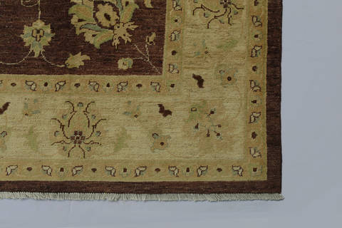 Chobi Brown Hand Knotted 811 X 117 Area Rug 700-112532 Image 6