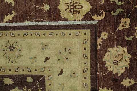 Chobi Brown Hand Knotted 811 X 117 Area Rug 700-112532 Image 7