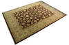 Chobi Brown Hand Knotted 90 X 121  Area Rug 700-112533 Thumb 1