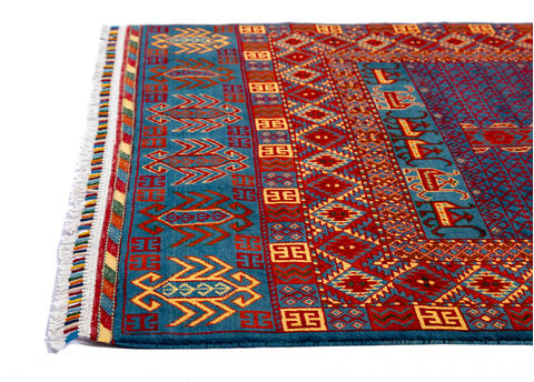 Chobi Purple Hand Knotted 40 X 60 Area Rug 700-112538 Image 3