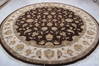 Jaipur Brown Round Hand Knotted 101 X 102  Area Rug 905-112547 Thumb 2