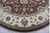 Jaipur Brown Round Hand Knotted 911 X 102 Area Rug 905-112549 Thumb 1